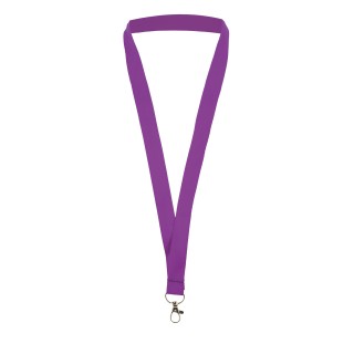Lanyards para acreditaciones con mosquetón metálico